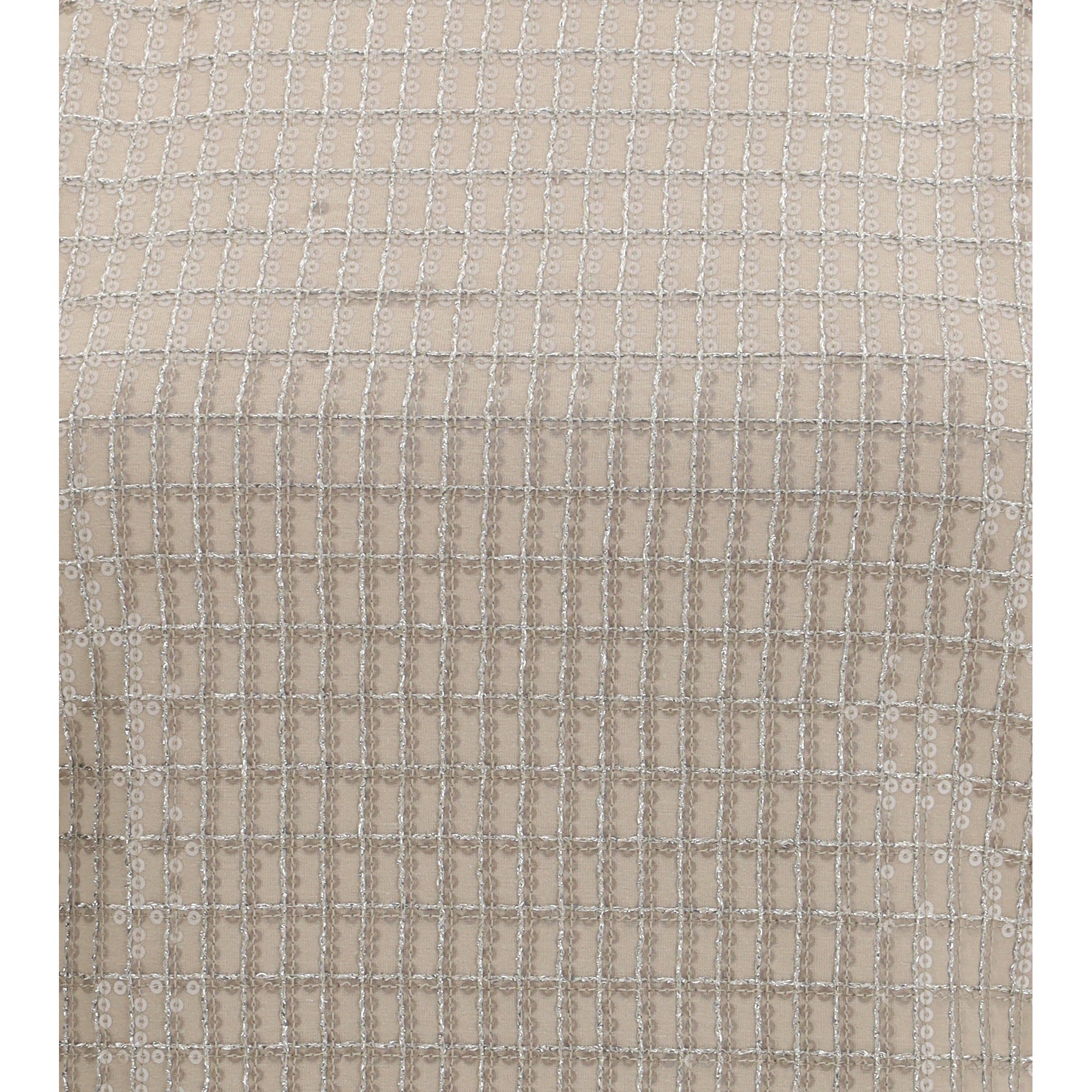 Top in cotton with luminous embroidery