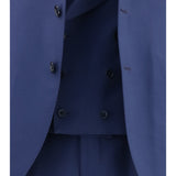 Wool Suit with double-breasted Jacket and vest