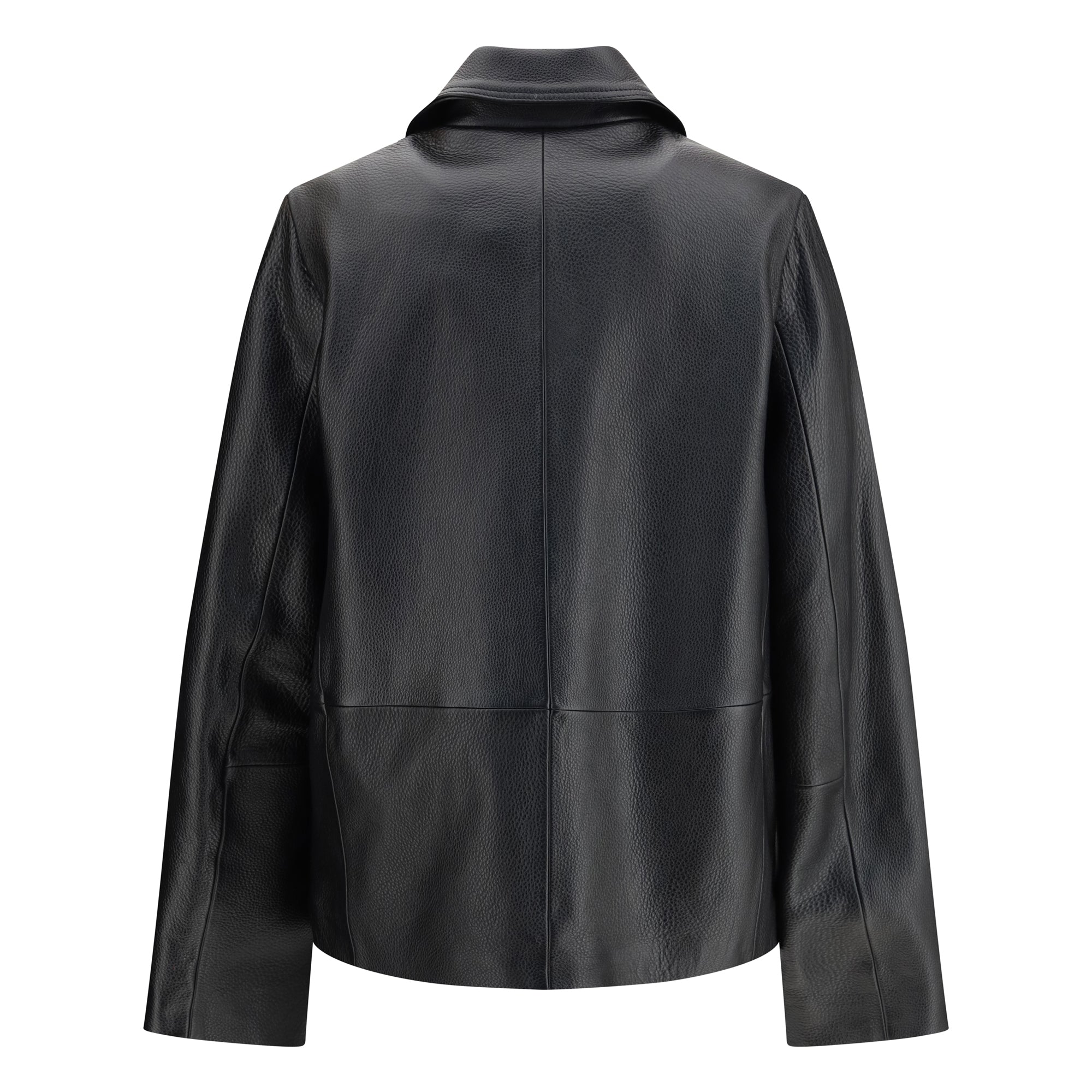 Grained leather Jacket