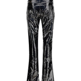 Straight Fit Vinyl Pants