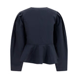 Cotton poplin Blouse with bows