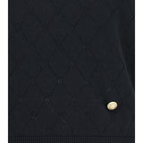 Sleeveless wool crewneck Top
