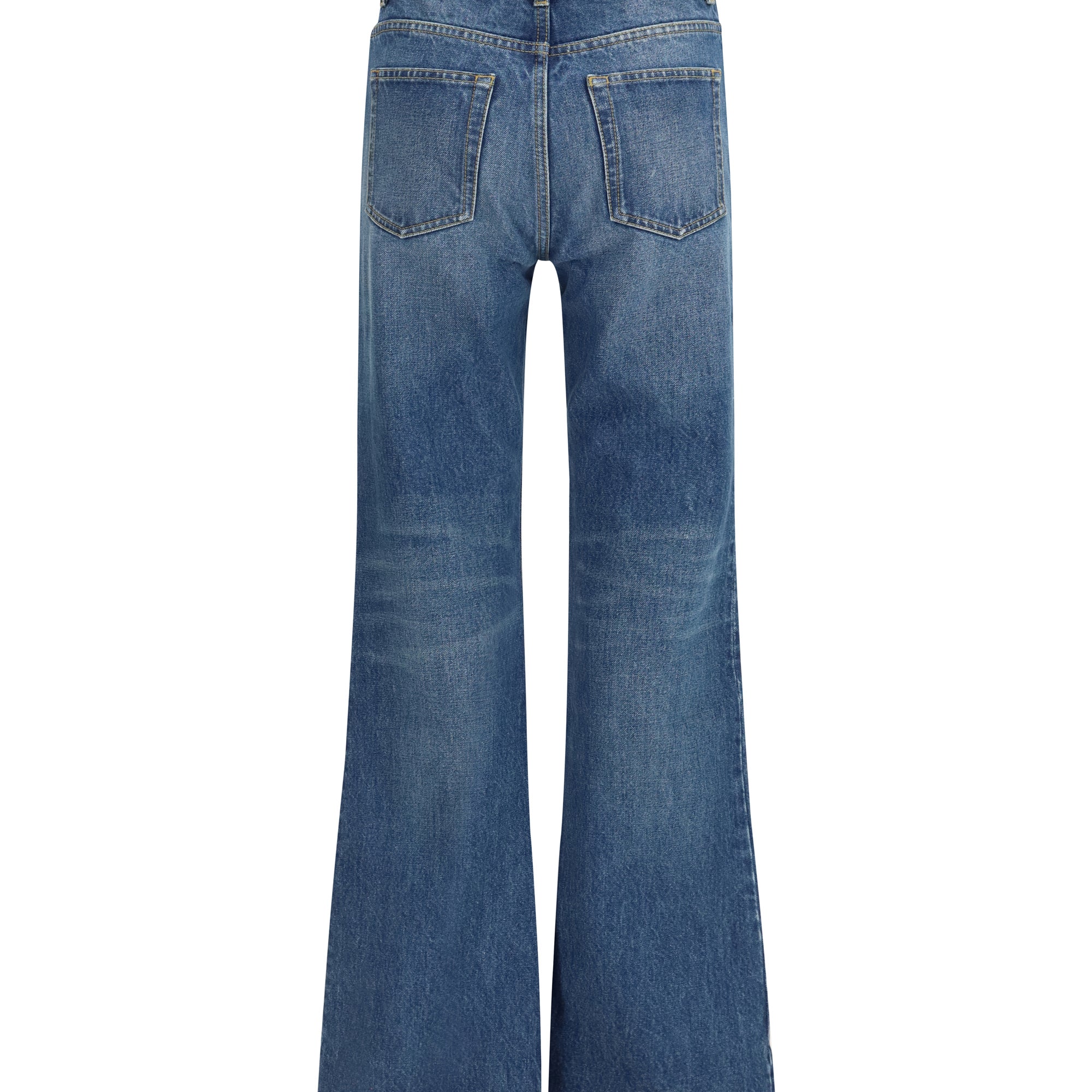 Jeans flared in organic cotton denim