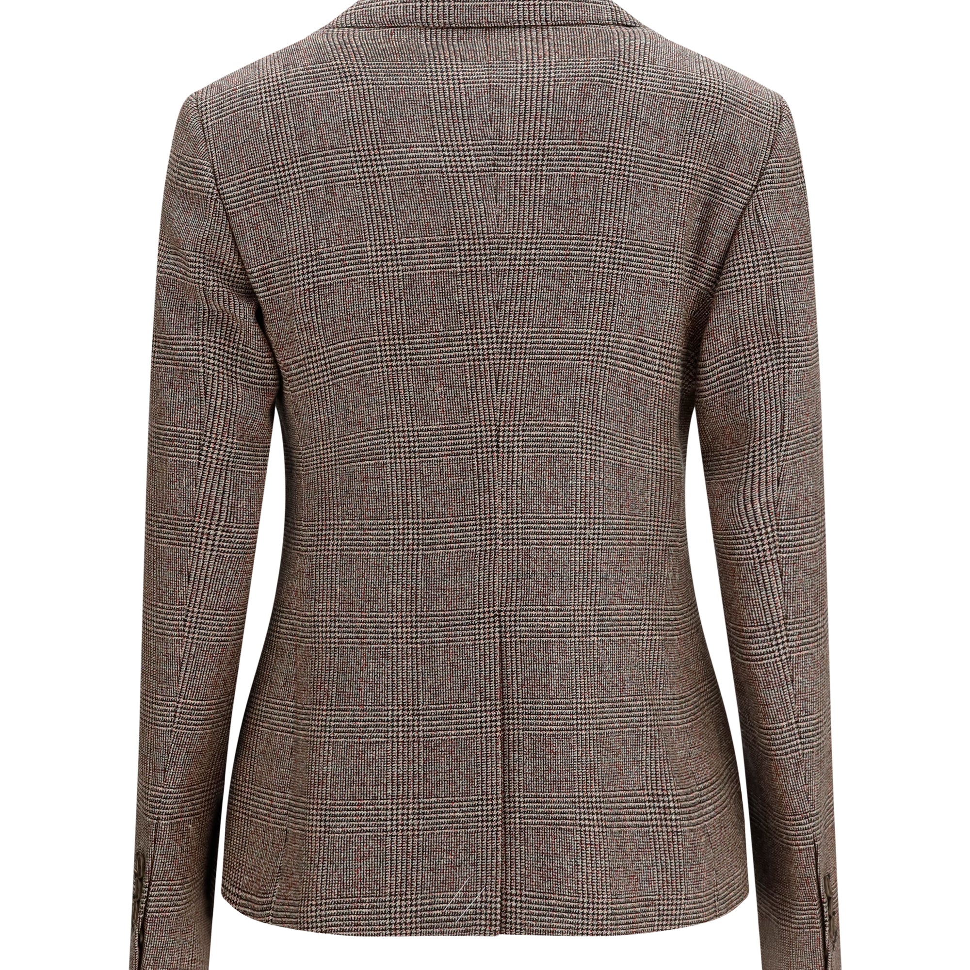 Single-breasted wool and linen Blazer