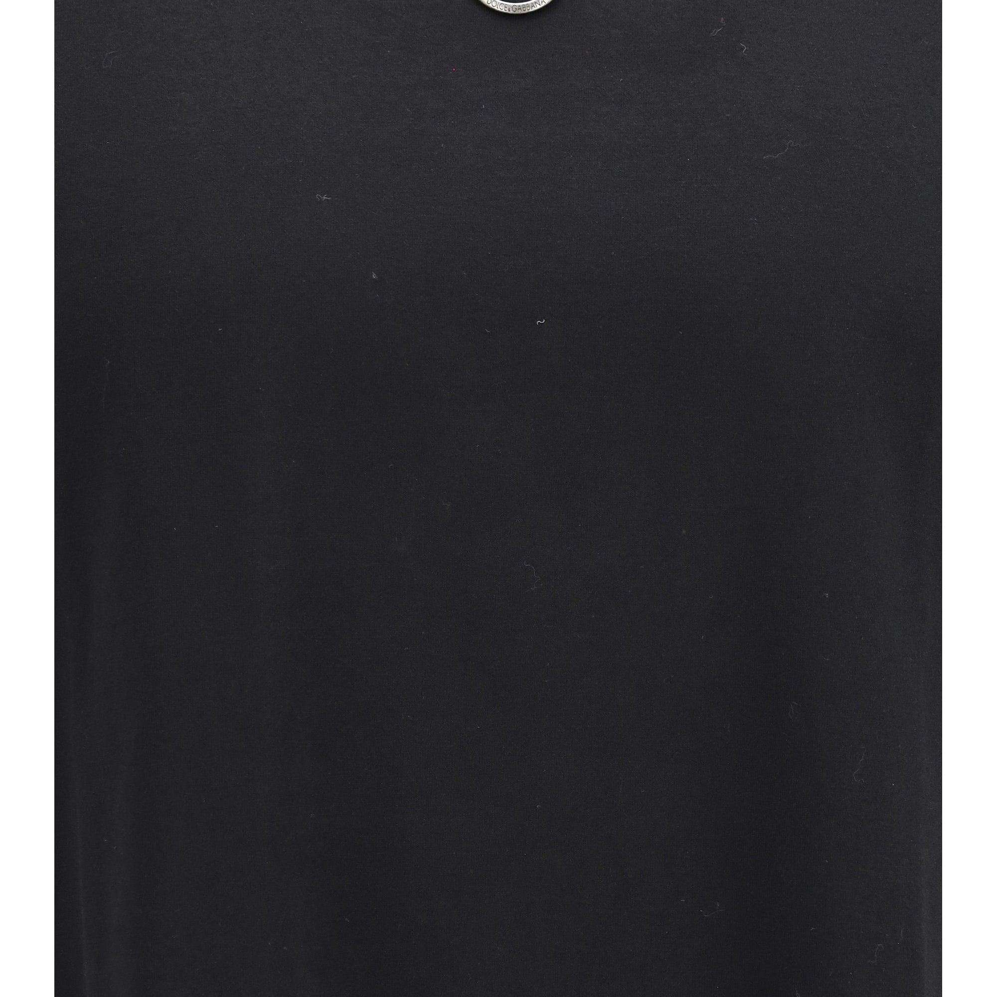 Round neck short sleeve T-shirt with D-ring detail