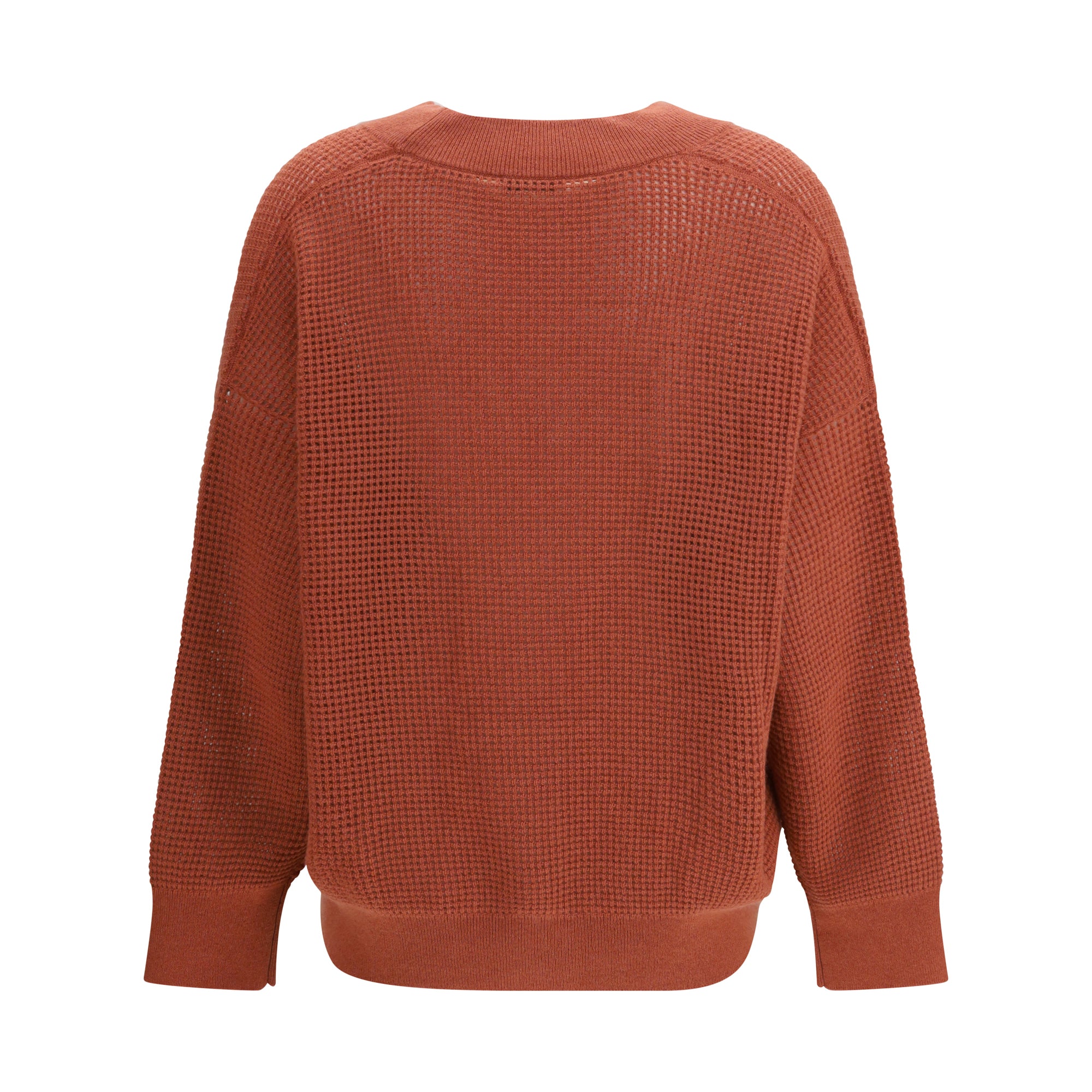 Cardigan in cashmere with V-neck