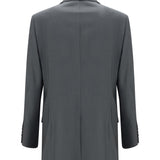 Single-breasted wool and mohair Jacket