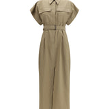 Pocket belted midi Dress