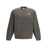 Crewneck Sweatshirt in cotton with Dreaming Fox application