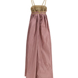 Taffeta maxi Dress