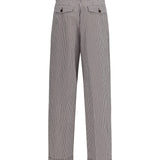 Striped pleated Pants