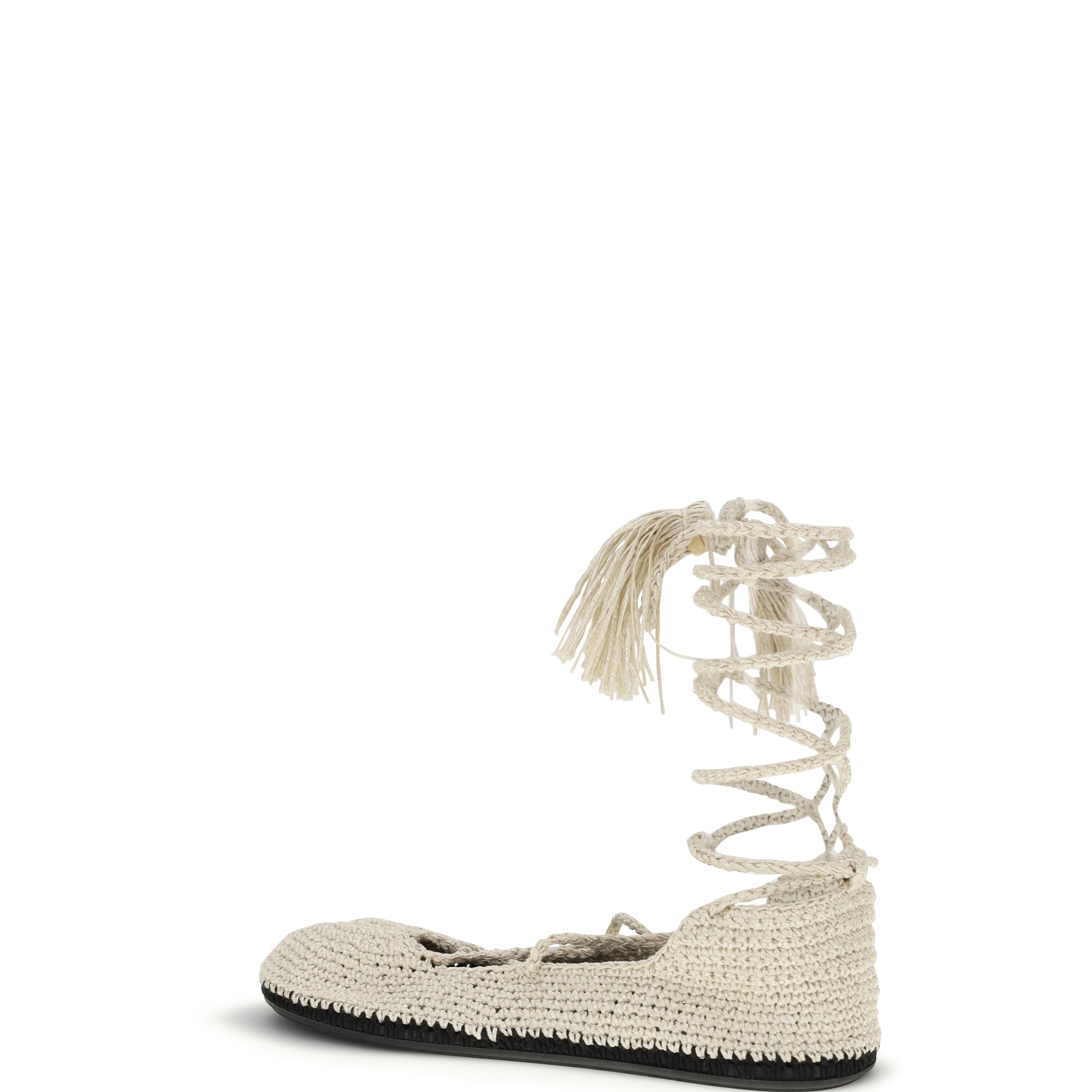 The Sound Of The Sea lace-up Ballerinas