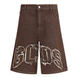Lounge logo denim Shorts