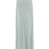 Denim Long Skirt