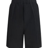 Viscose and linen Bermuda Shorts