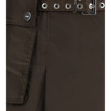 Duchesse Nylon Pleated Skirt