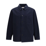 Cassandre Overshirt in gabardine with logo