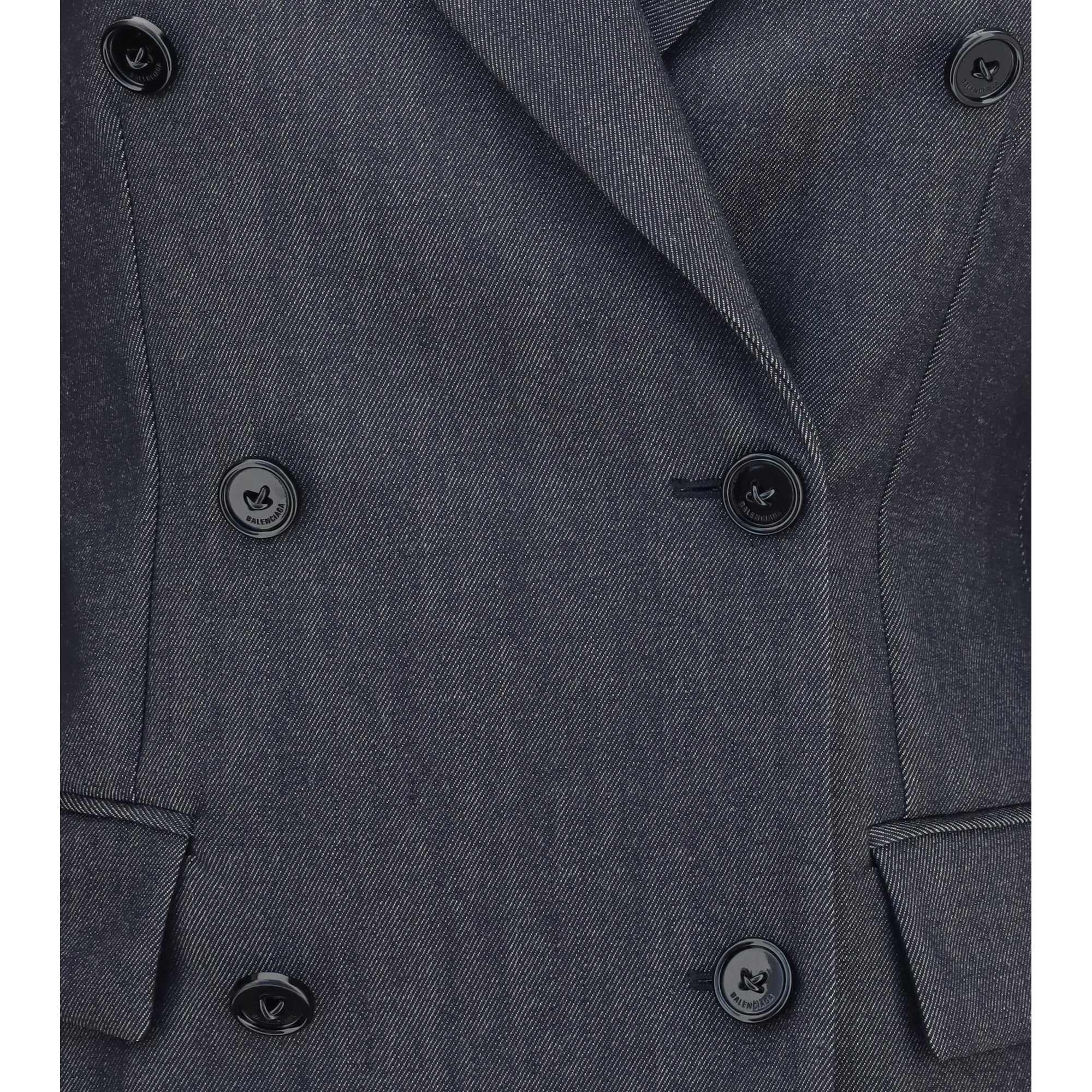 Double-breasted wool Blazer