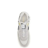Smooth leather and suede Bump Sneakers