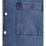 Cropped denim Shirt