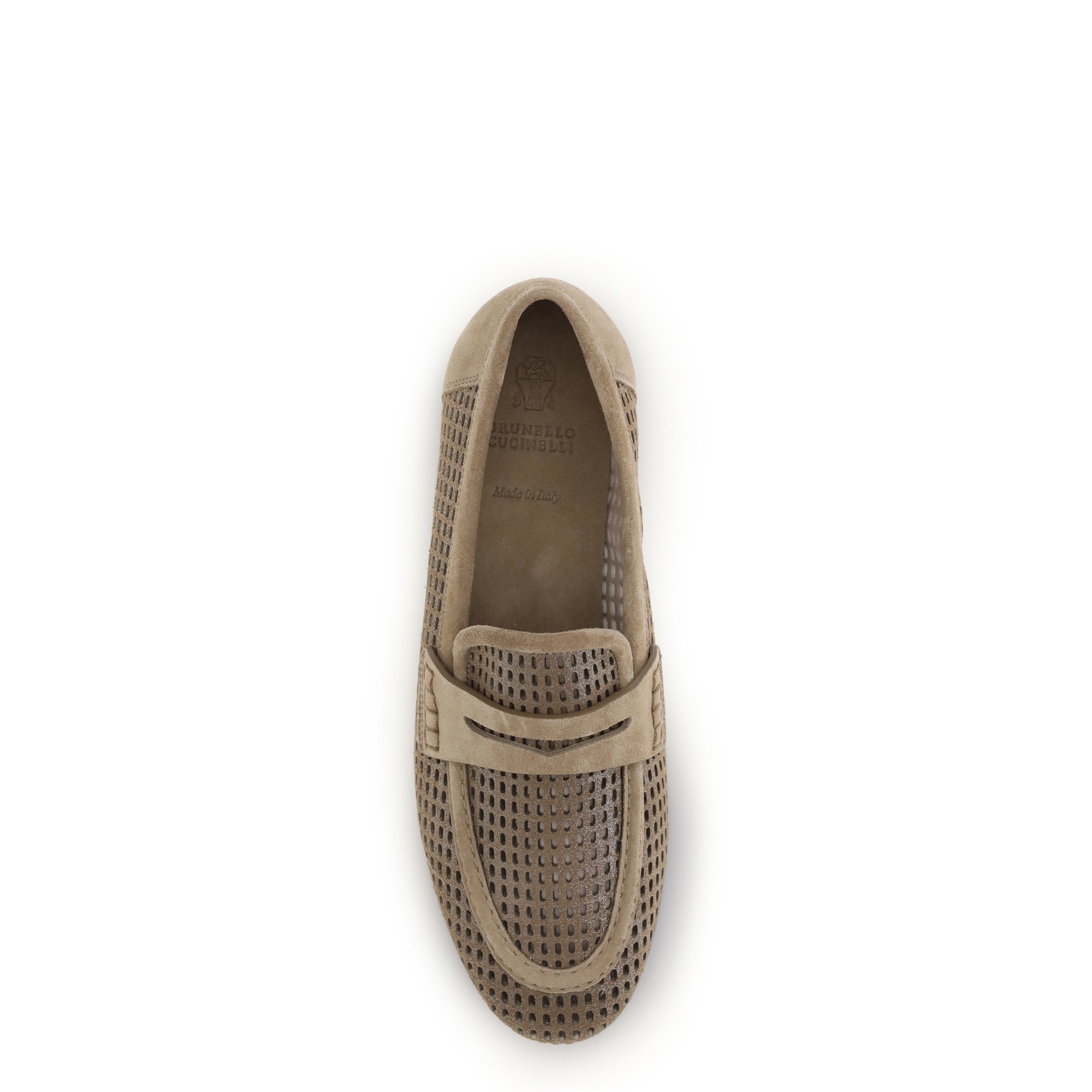 Sparkling Net leather Loafers