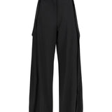Draped wool Pants