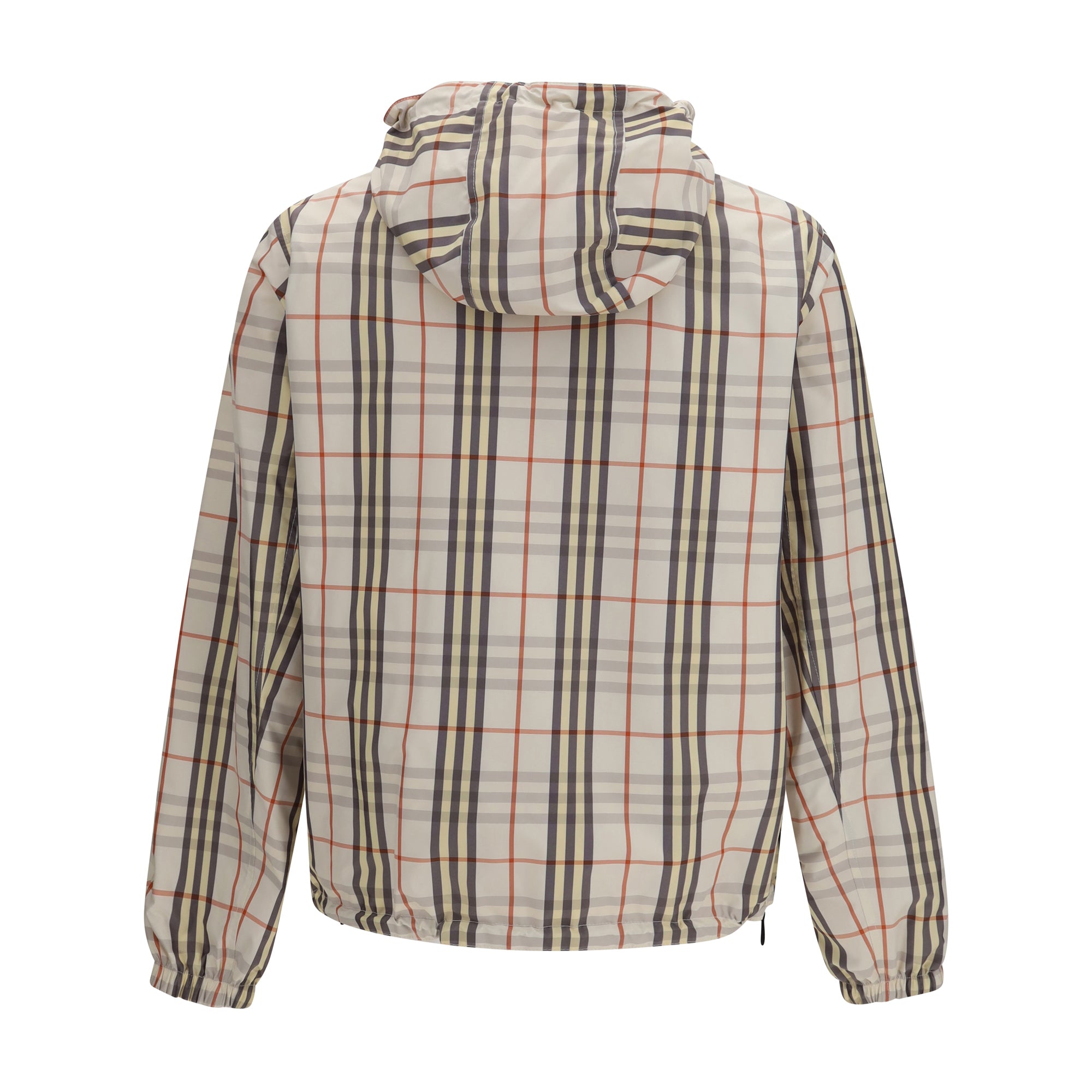 Reversible Check hooded Jacket