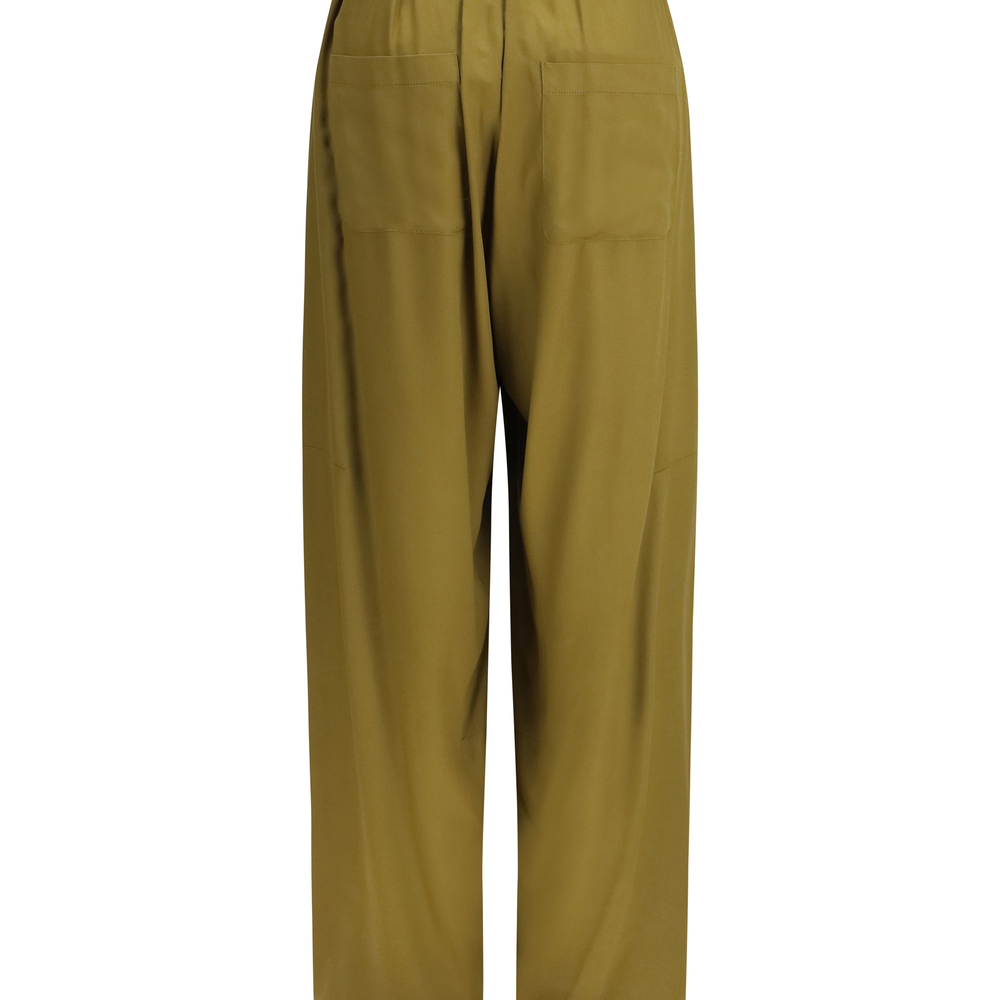 Barrel leg Pants with drawstring in viscose