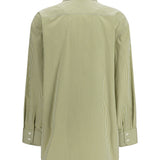 Vertical Striped Button Shirt