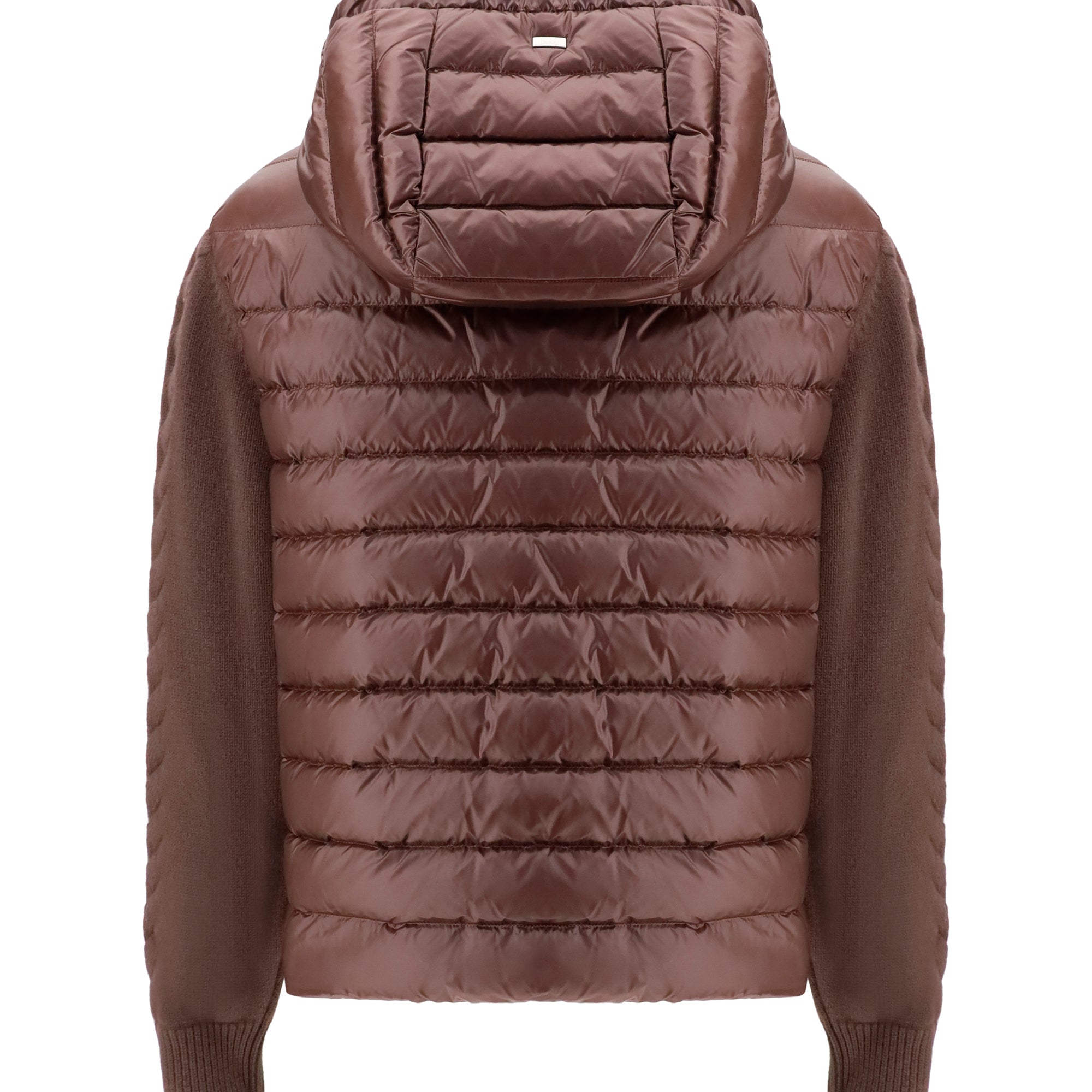 Down Jacket with wool sleeves