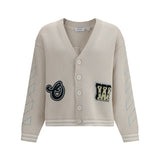 Star Logo Diagonal Varsity Cardigan