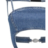 Denim Moon Top