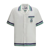 Short-sleeve Hotel Casablanca crest Shirt