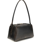 Le Bouledogue Shoulder Bag in aged leather