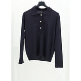 POLO BOTTONI M/LUNGA NERO