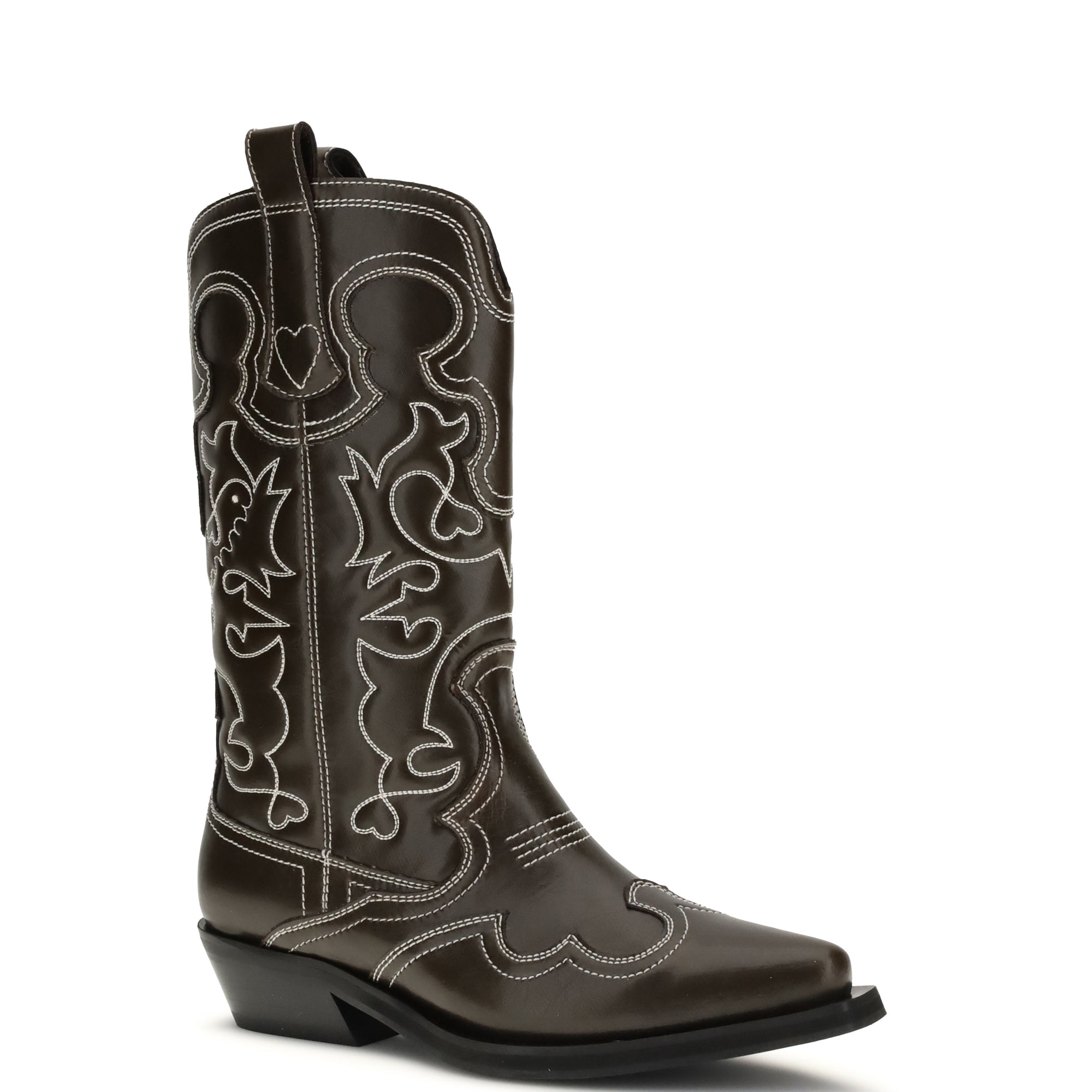 Faux-leather texan Boots