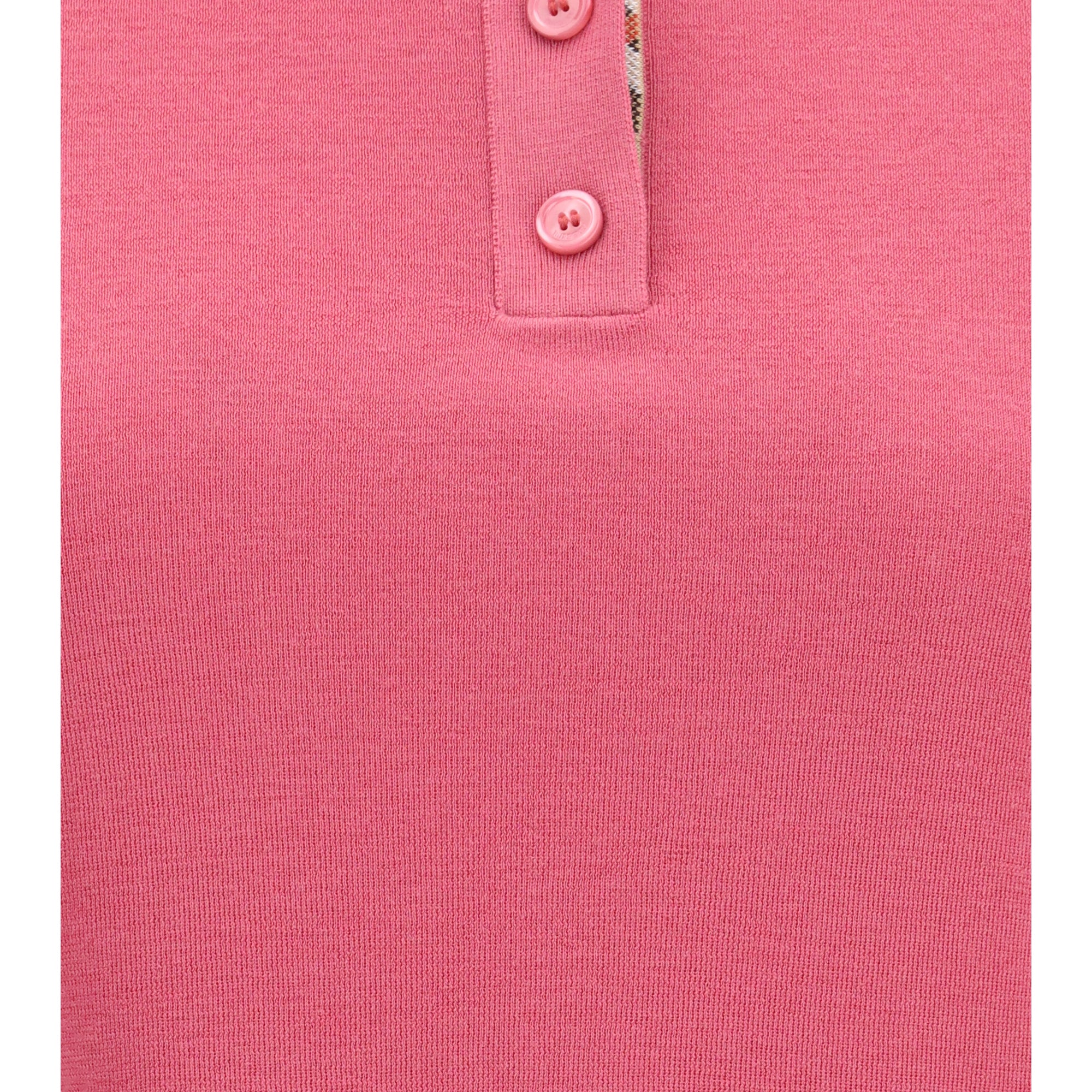 Wool Polo with Check details