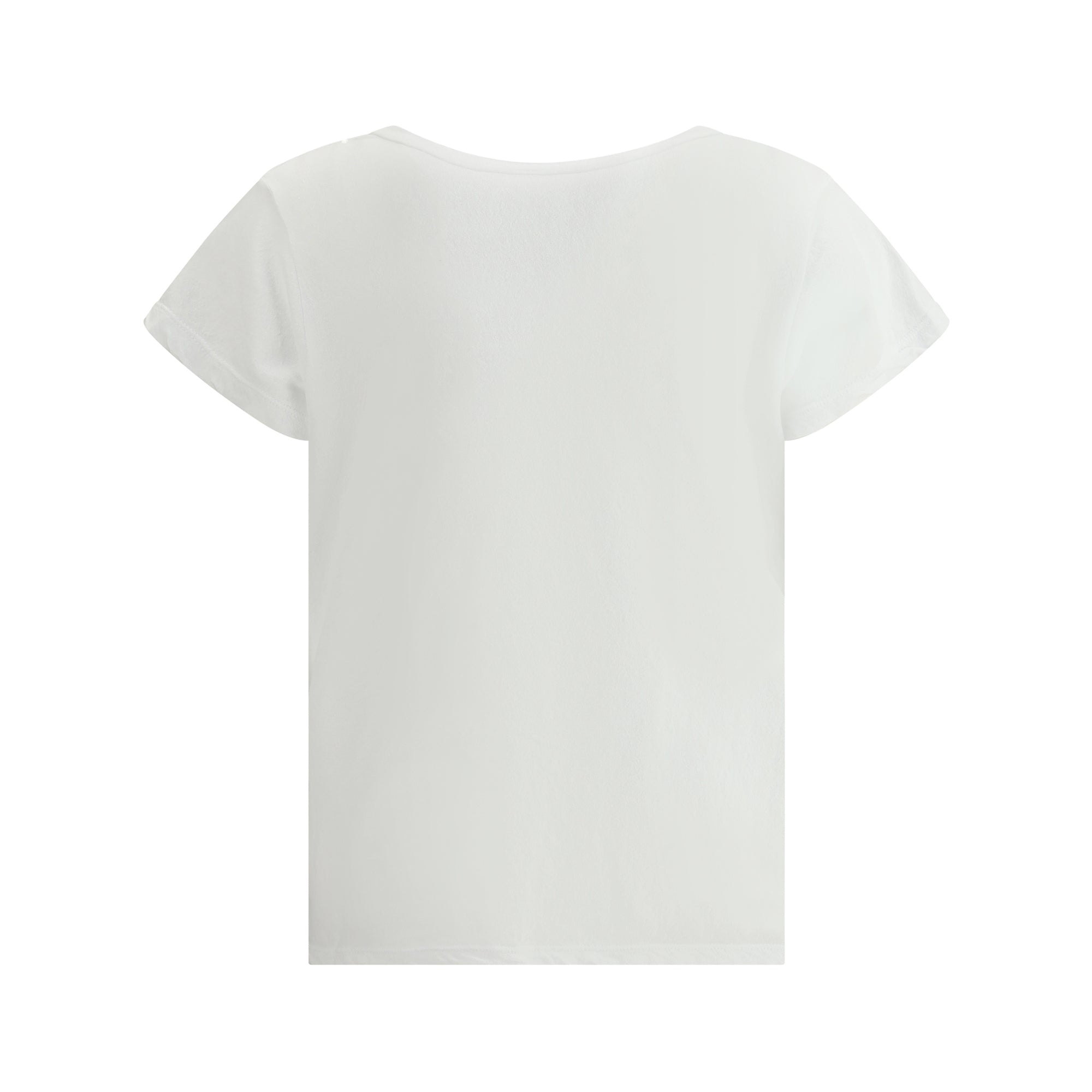 V-neck cotton T-shirt