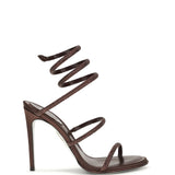 Cleo Sandals in satin