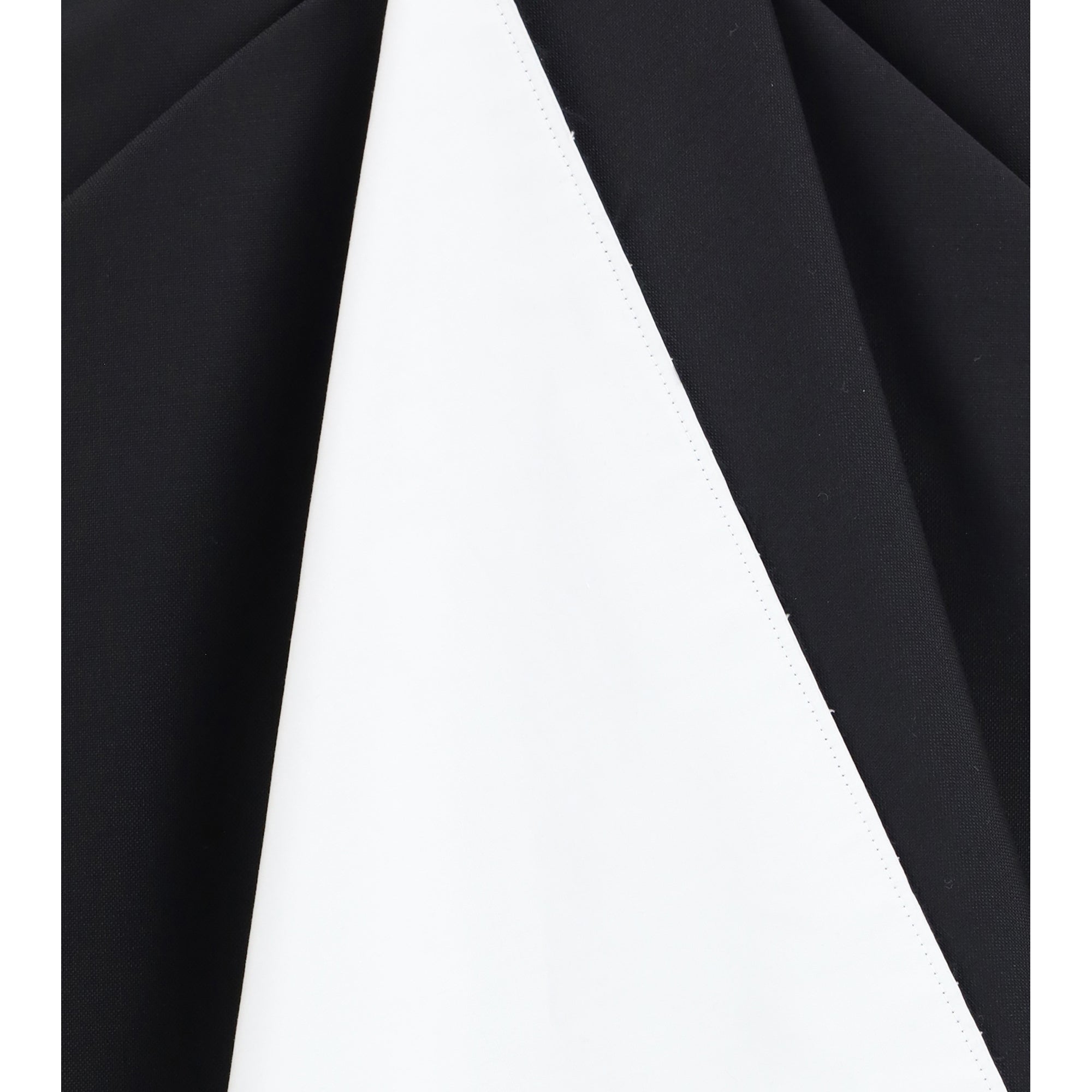 Draped midi Skirt in double-faced wool and mohair