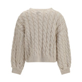 Wool and cotton-blend midweight Knit
