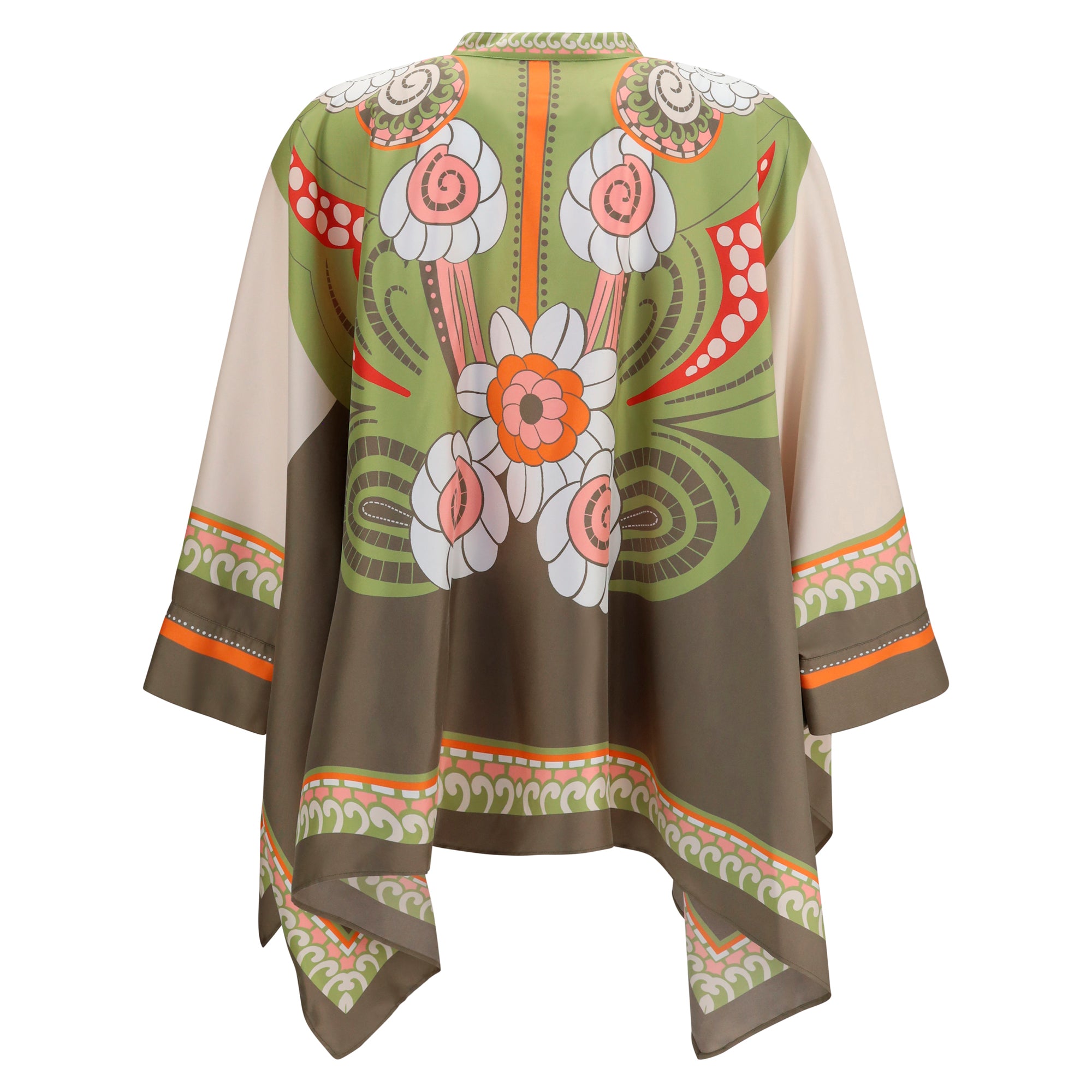 Printed silk scarf Shirt
