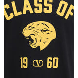 Panther print cotton T-shirt
