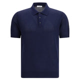 Short-sleeve knit polo Shirt