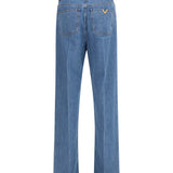 Straight-leg denim Jeans