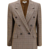 Checked double-breasted Blazer