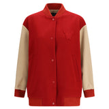Oversized Bomber in double wool