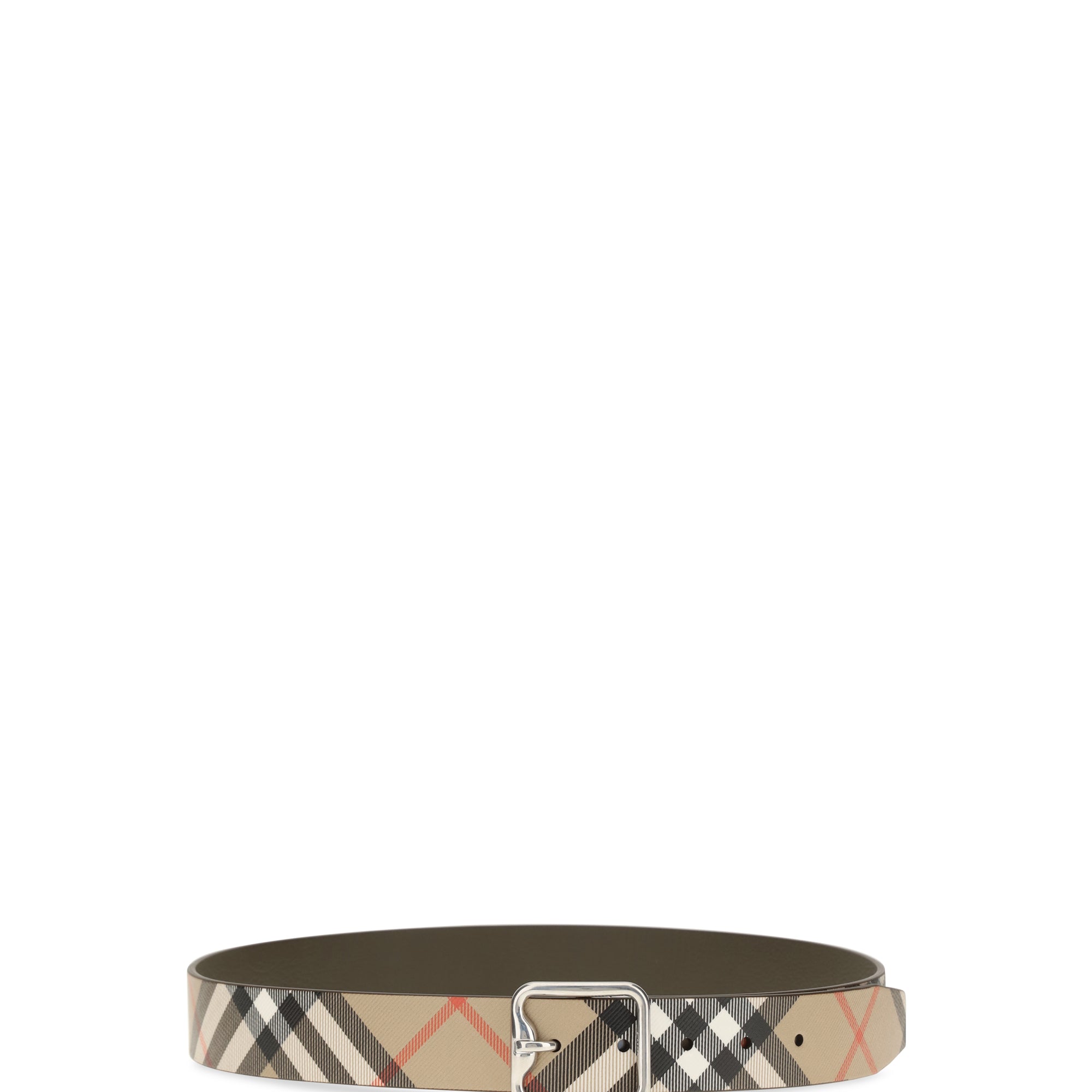 Reversible B Buckle Check Belt