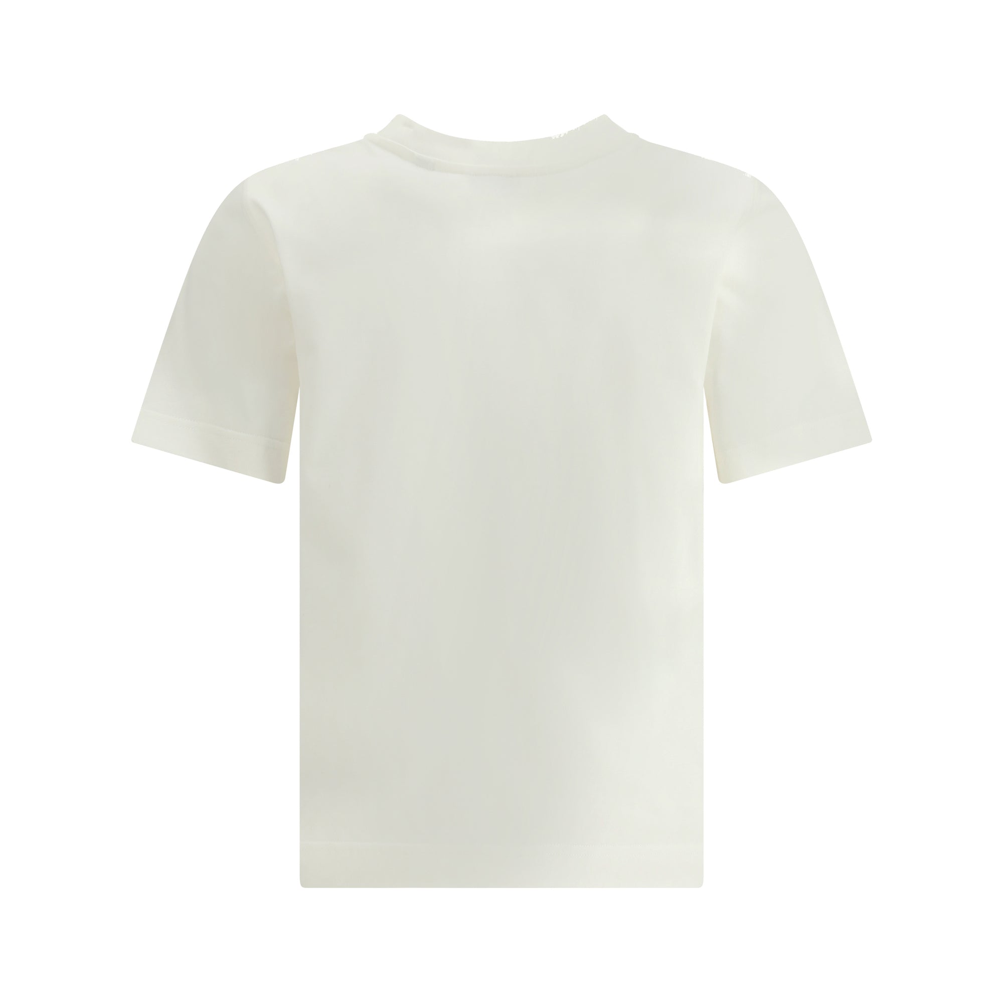 Cotton T-shirt with drawn EKD