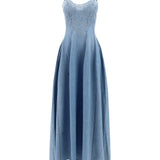 Denim Long Dress